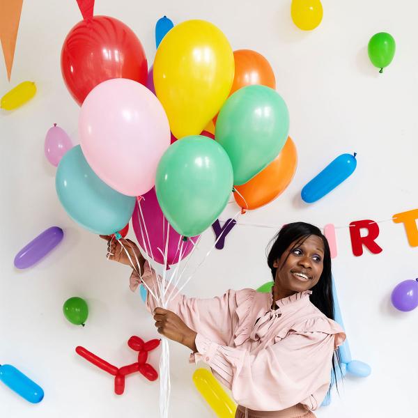 Latexballonger Blandede Farger Matt 33 cm