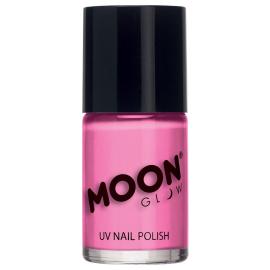 Moon Glow Neon UV Neglelakk Pastell Rosa