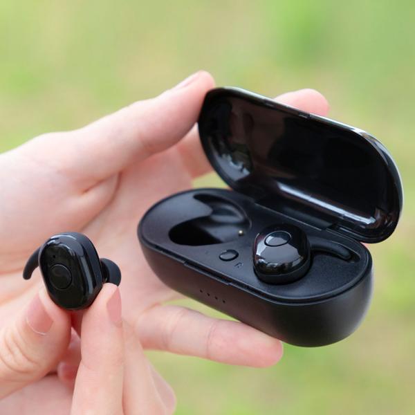 Trådløst Headset med Ladeetui