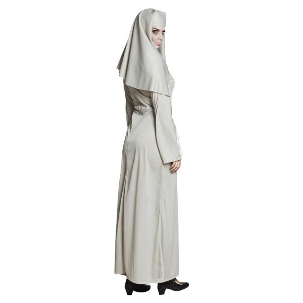 Hvit Spøkelses-Nonne Kostyme