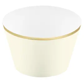 Muffinsformer Gullkant Light Cream