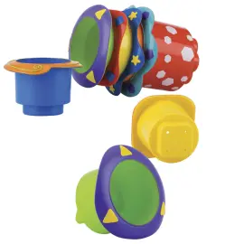 Badeleke Stablebare Kopper 5-pakning