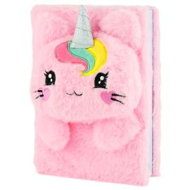 Notatbok Fluffy Enhj&oslash;rningskatt A5