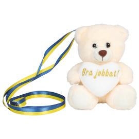Studentbamse Bj&oslash;rn Bra Jobbat 16 cm