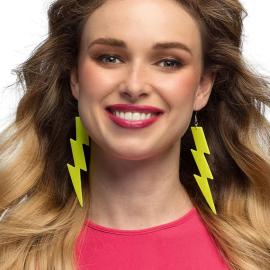 Lyn Øredobber Neongul