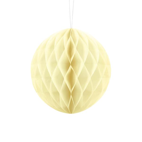 Hengende Honeycomb Strågul 20 cm