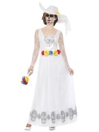Day of the Dead Brud Kostyme Medium