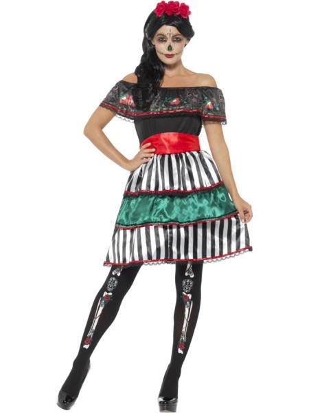 Day of the Dead Kjole Senorita
