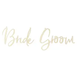 Treskilt Bride and Groom