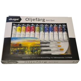 Oljemalingssett 17-pakning