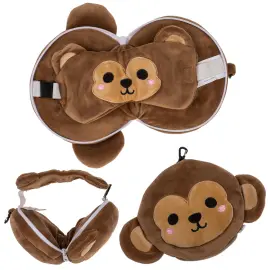 Ape Plush Reisepute med &Oslash;yemaske