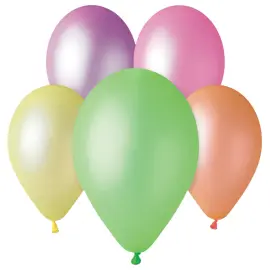 UV Latexballonger Blandede Farger 30 cm 25-pakning