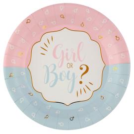 Papptallerkener Girl or Boy