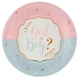 Papptallerkener Girl or Boy