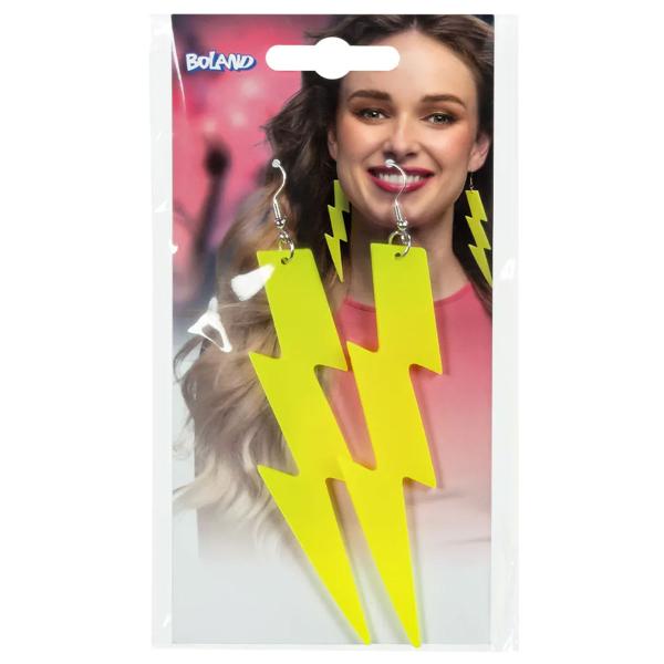 Lyn Øredobber Neongul