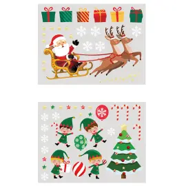 Julevindusklistermerker Julenissen og Nissar