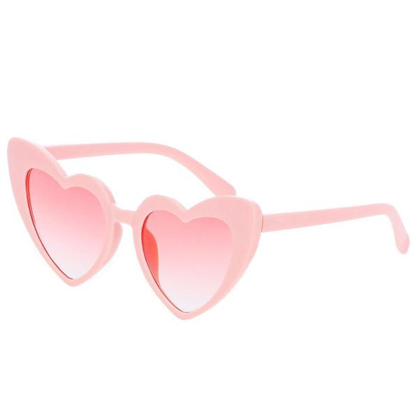 Hjerteformede Briller Lyserosa