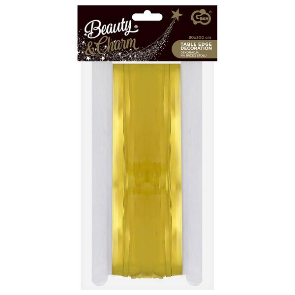 Bordskjørt Frynser Gull