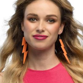 Lyn Øredobber Neonoransje