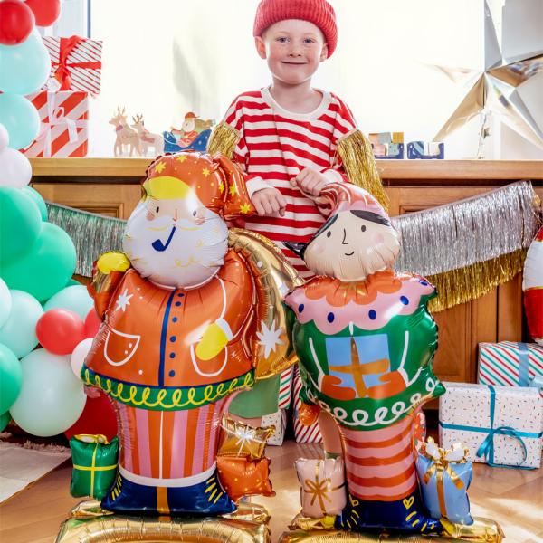 Stående Folieballong Julenissen