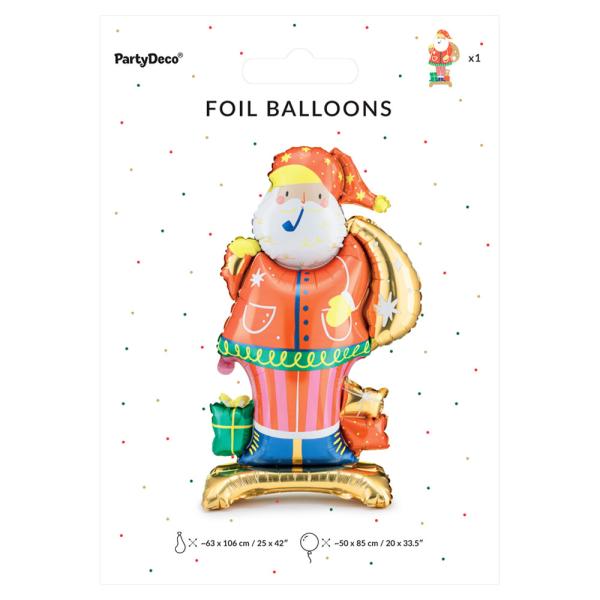 Stående Folieballong Julenissen
