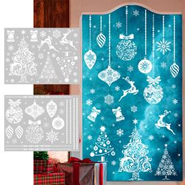 Julevindusklistermerker Hvit