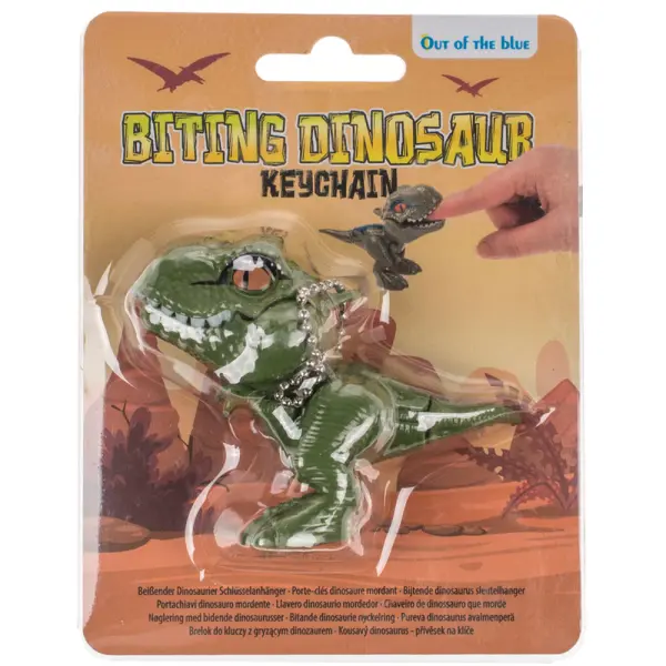 Bitende Dinosaur Nøkkelring