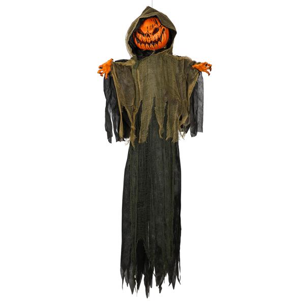 Animert Hengende Gresskarmann 200 cm