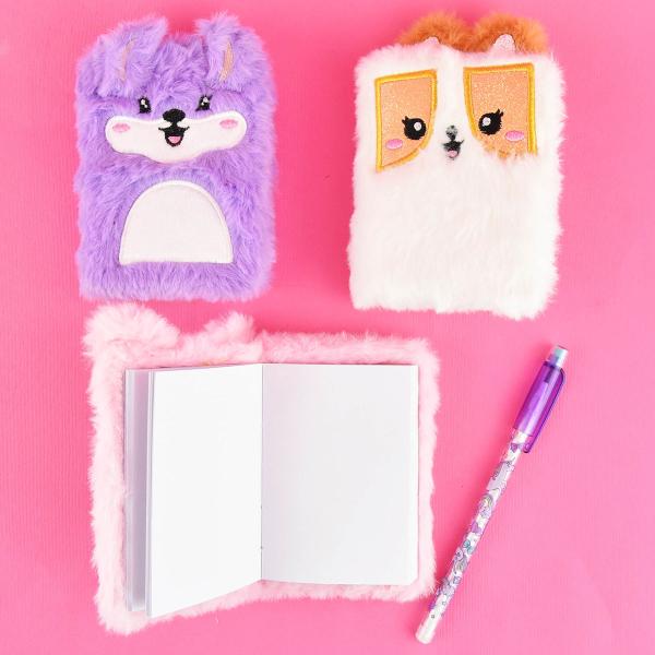 Notatbok Fluffy Dyr 8 x 11 cm