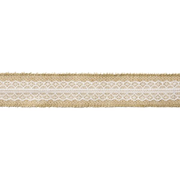 Pyntebånd med Blonder Jute