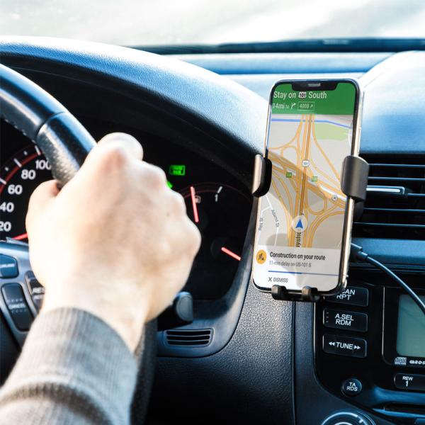 Mobilholder med Trådløs Lader til Bil