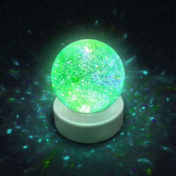 Glitterklode med Fargeskiftende LED