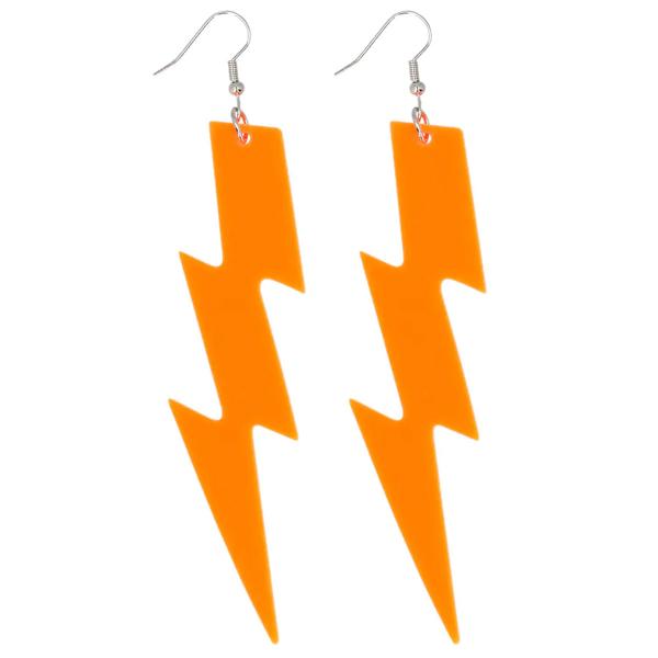 Lyn Øredobber Neonoransje