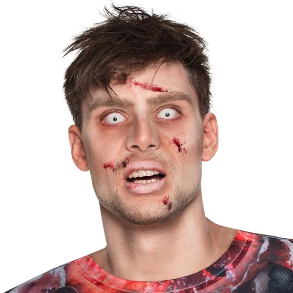 Linser Zombie Hvit