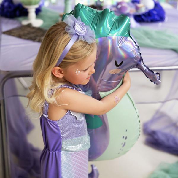 Folieballong Sjøhest 40 x 101 cm