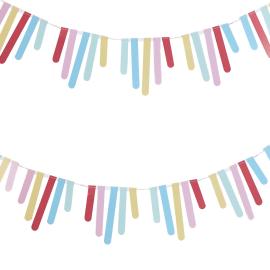 Girlander med Frynser Mix It Up Brights