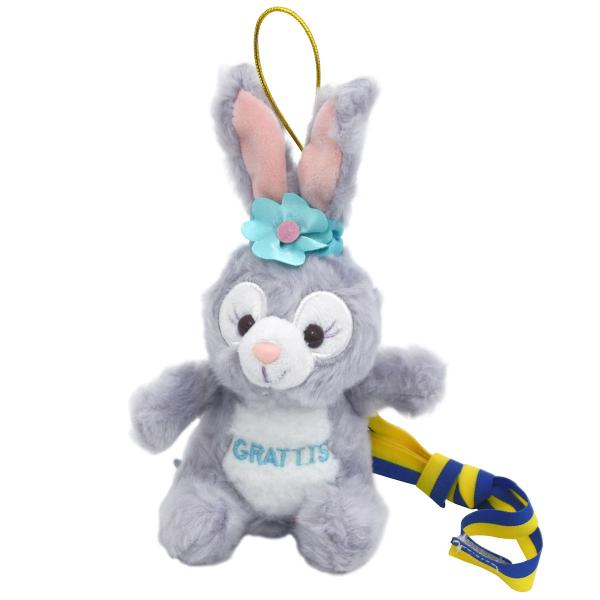 Studentbamse Kanin med Blomst