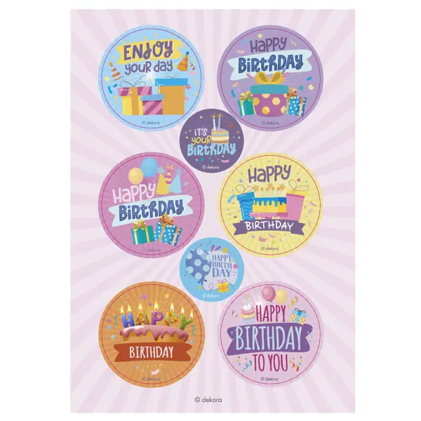 Kakebilde Happy Birthday