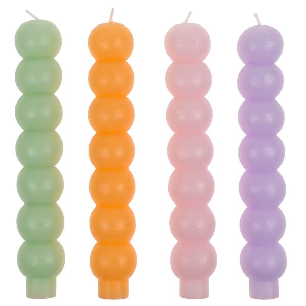 Boble Stearinlys Pastell