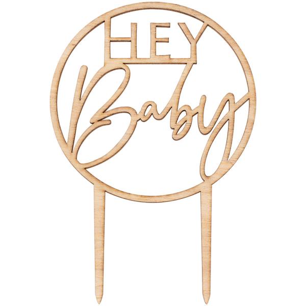 Cake Topper Tre Hey Baby