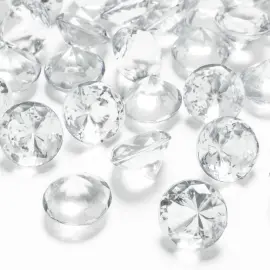 Diamantkonfetti Mellom Transparent