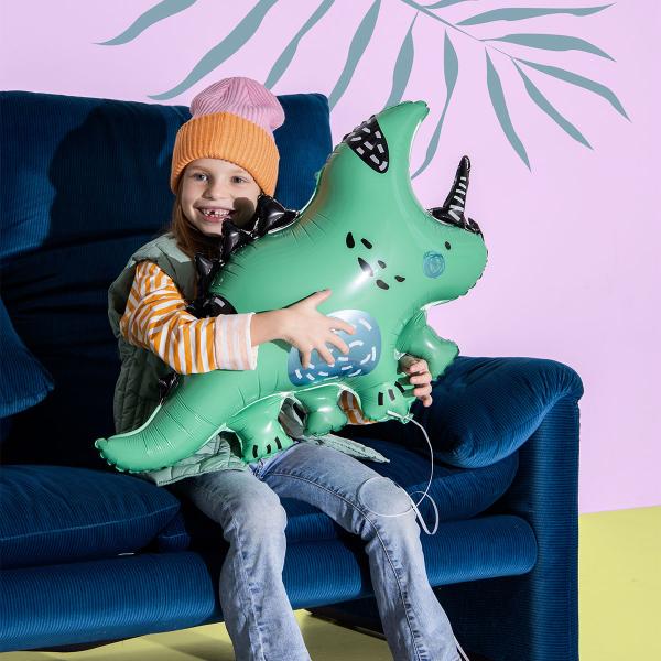 Folieballong Grønn Dinosaur