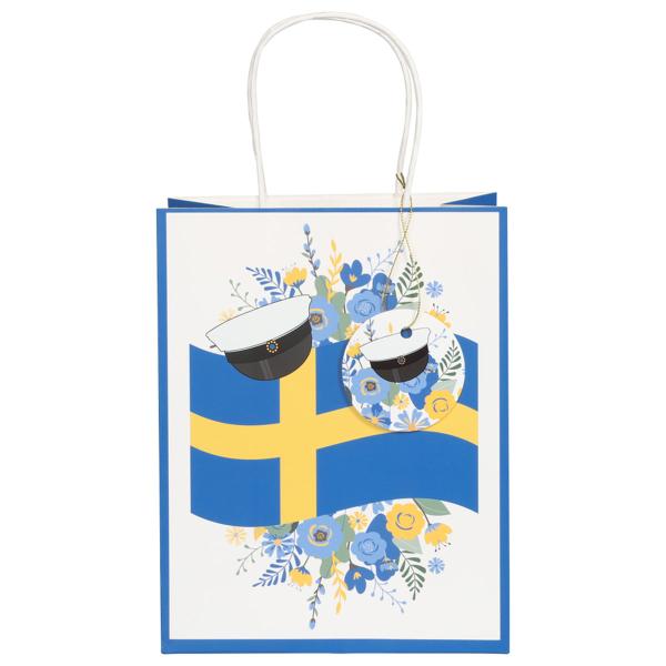 Student Gaveopse Svenske Flagget 18 x 10 x 23 cm