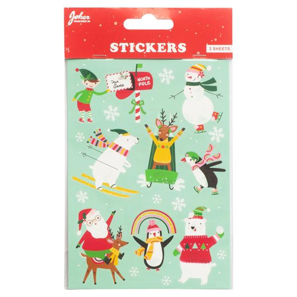 Juleklistremerker Figurer