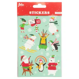 Juleklistremerker Figurer