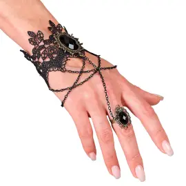 Blondearmb&aring;nd med Ring Svart