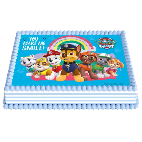 Kakebilde Paw Patrol Firkantet