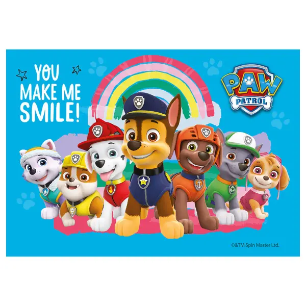 Kakebilde Paw Patrol Firkantet