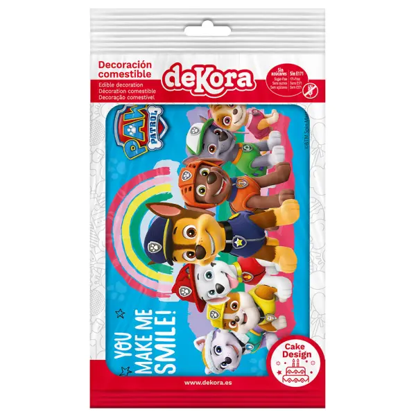 Kakebilde Paw Patrol Firkantet