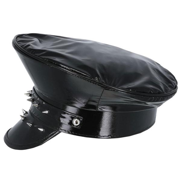 Kapteinshatt Svart med Nagler